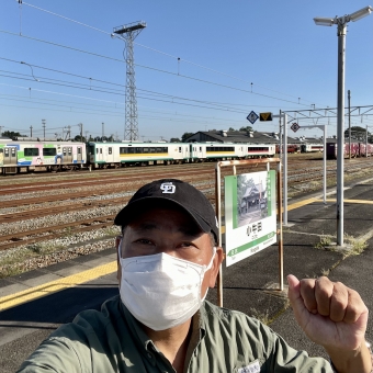 女川駅から小牛田駅の乗車記録(乗りつぶし)写真