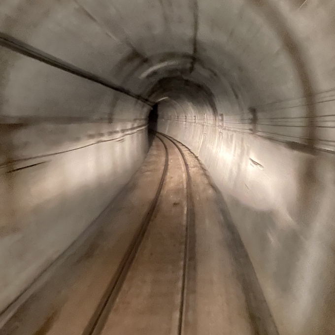 鉄道乗車記録の写真:車窓・風景(3)        「中村線ループトンネル内」