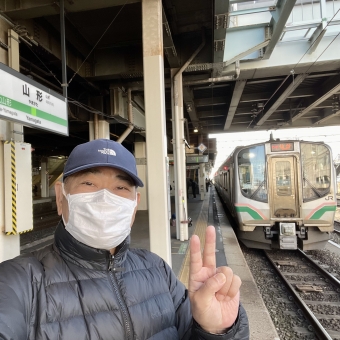 仙台駅から山形駅:鉄道乗車記録の写真