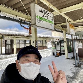 南千歳駅から新夕張駅の乗車記録(乗りつぶし)写真