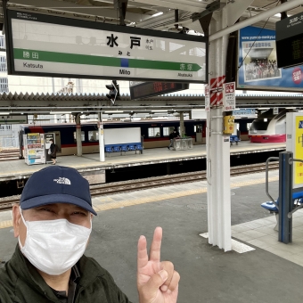 偕楽園駅から水戸駅:鉄道乗車記録の写真