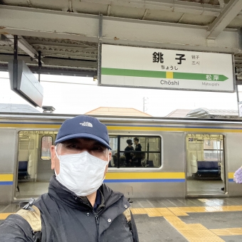 佐原駅から銚子駅の乗車記録(乗りつぶし)写真