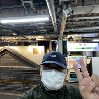高尾駅から甲府駅の乗車記録(乗りつぶし)写真