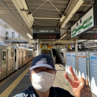 津川駅から新津駅の乗車記録(乗りつぶし)写真
