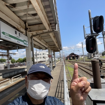 新庄駅から小牛田駅の乗車記録(乗りつぶし)写真