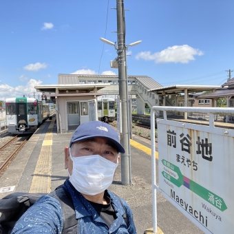 前谷地駅から柳津駅の乗車記録(乗りつぶし)写真