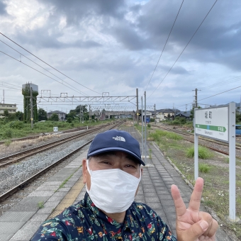 今泉駅から坂町駅の乗車記録(乗りつぶし)写真