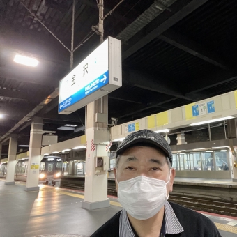 金沢駅から津幡駅の乗車記録(乗りつぶし)写真