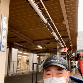 津幡駅から高岡駅の乗車記録(乗りつぶし)写真