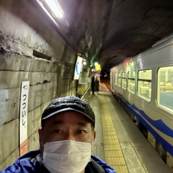 筒石駅から糸魚川駅の乗車記録(乗りつぶし)写真