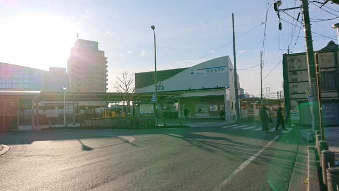 鉄道乗車記録の写真:駅舎・駅施設、様子(1)     「名鉄豊川稲荷駅は、ＪＲに隣接した駅です。」