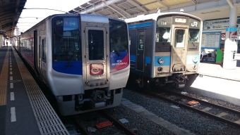 高松駅から栗林駅の乗車記録(乗りつぶし)写真