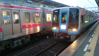 多度津駅から坂出駅の乗車記録(乗りつぶし)写真