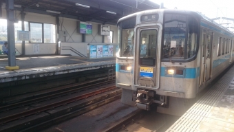 丸亀駅から坂出駅の乗車記録(乗りつぶし)写真