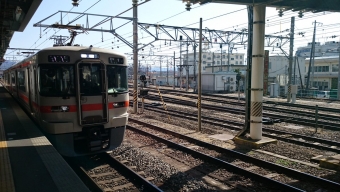 松本駅から中津川駅の乗車記録(乗りつぶし)写真