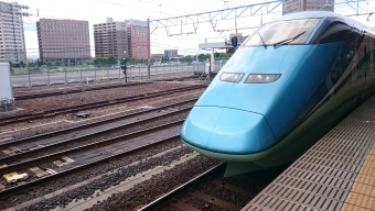 山形駅から福島駅の乗車記録(乗りつぶし)写真