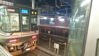 米原駅から山科駅:鉄道乗車記録の写真