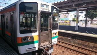 島田駅から六合駅の乗車記録(乗りつぶし)写真