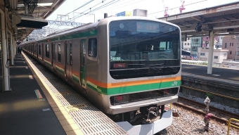 熱海駅から上野駅の乗車記録(乗りつぶし)写真