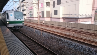 亀有駅から北千住駅の乗車記録(乗りつぶし)写真