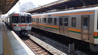名古屋駅から岐阜駅の乗車記録(乗りつぶし)写真