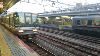 京都駅から北小松駅の乗車記録(乗りつぶし)写真