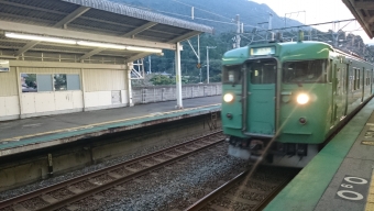 北小松駅から山科駅の乗車記録(乗りつぶし)写真