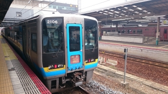 岡山駅から宇多津駅の乗車記録(乗りつぶし)写真