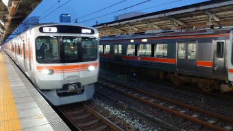 名古屋駅から瀬戸口駅の乗車記録(乗りつぶし)写真