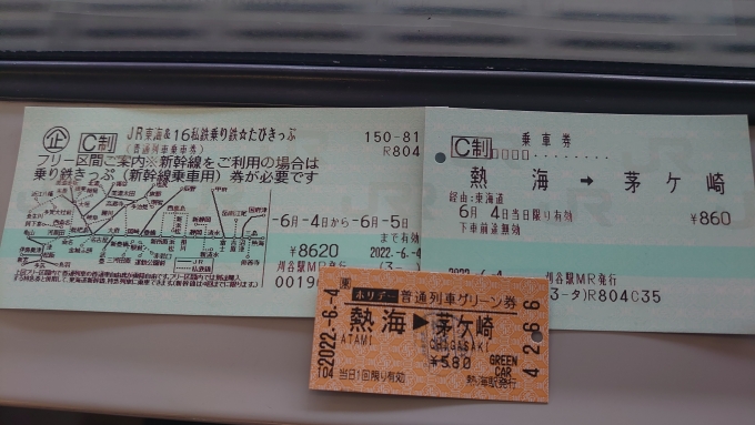 鉄道乗車記録の写真:きっぷ(3)        