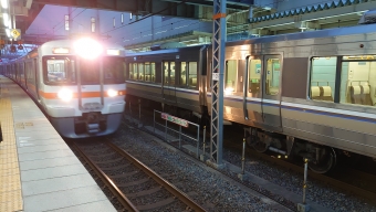 米原駅から刈谷駅の乗車記録(乗りつぶし)写真