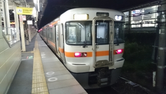 米原駅から醒ケ井駅の乗車記録(乗りつぶし)写真