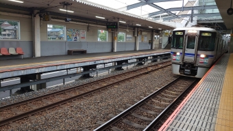 八草駅から中岡崎駅の乗車記録(乗りつぶし)写真