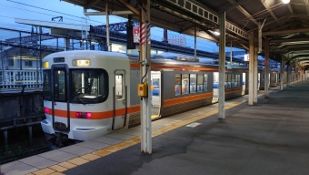 米原駅から金山駅の乗車記録(乗りつぶし)写真