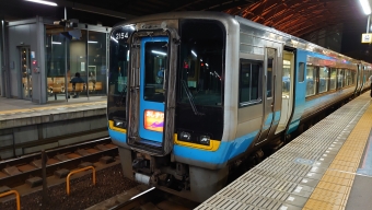 高知駅から伊野駅の乗車記録(乗りつぶし)写真