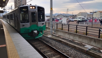 上越妙高駅から直江津駅の乗車記録(乗りつぶし)写真