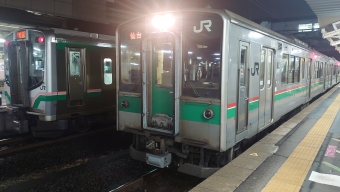 福島駅から仙台駅:鉄道乗車記録の写真