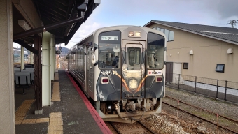郡家駅から若桜駅の乗車記録(乗りつぶし)写真