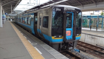高松駅から高知駅の乗車記録(乗りつぶし)写真