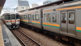 掛川駅から島田駅の乗車記録(乗りつぶし)写真