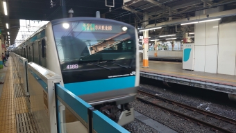 横浜駅から蒲田駅の乗車記録(乗りつぶし)写真