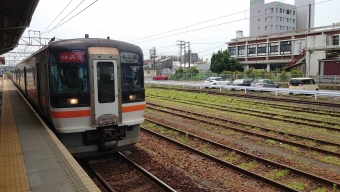 四日市駅から桑名駅の乗車記録(乗りつぶし)写真