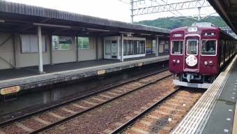 山下駅から川西能勢口駅の乗車記録(乗りつぶし)写真