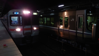 米原駅から刈谷駅の乗車記録(乗りつぶし)写真