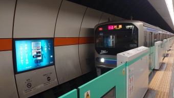 大井町駅から新宿駅の乗車記録(乗りつぶし)写真