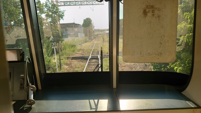 鉄道乗車記録の写真:車窓・風景(2)     「ダイヤモンドクロッシング
ｶﾞﾀﾀﾀ」