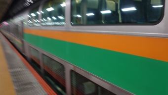 熱海駅から宇都宮駅の乗車記録(乗りつぶし)写真