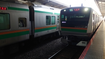 大船駅から小田原駅の乗車記録(乗りつぶし)写真