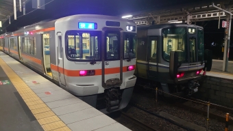 米原駅から刈谷駅:鉄道乗車記録の写真