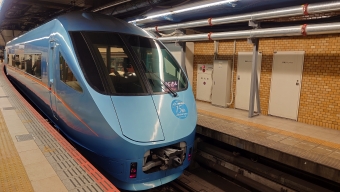新宿駅から新松田駅の乗車記録(乗りつぶし)写真